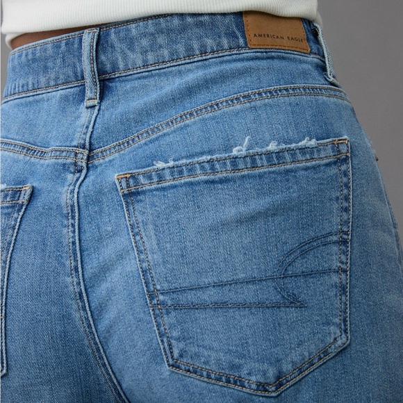 American Eagle Outfitters Blue Flare & Wide Leg Jeans - Picture 4 of 10